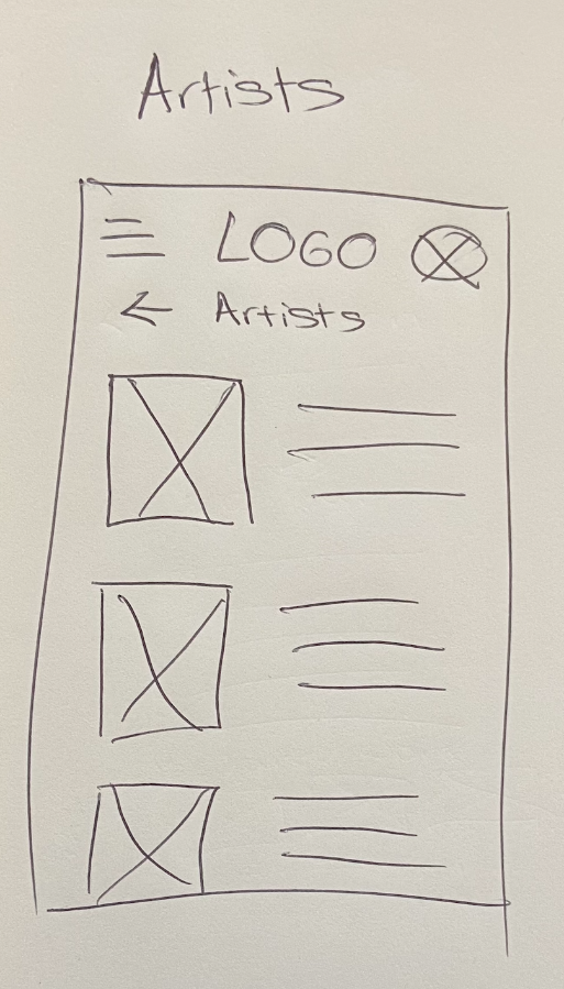 Sketch - Artist Page